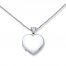 Heart Locket Necklace Sterling Silver