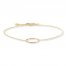 Circle Bracelet 14K Yellow Gold