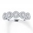 Diamond Anniversary Band 1/2 ct tw Round-cut 14K White Gold