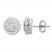 Diamond Earrings 1/2 ct tw Round-cut 10K White Gold