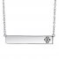 AYLLU Bar Necklace Sterling Silver 18"