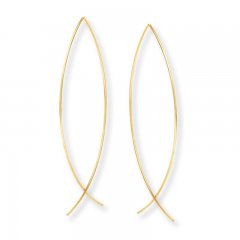 Threader Earrings 14K Yellow Gold