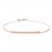 Thin Bar Bracelet 14K Rose Gold