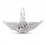 Pilot Wings Charm Sterling Silver