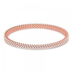 Diamond Fashion Bracelet 3 ct tw 10K Rose Gold 7"