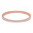 Diamond Fashion Bracelet 3 ct tw 10K Rose Gold 7"