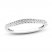 Diamond Wedding Band 1/10 ct tw Round-cut 10K White Gold