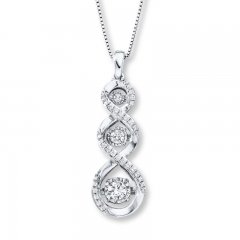 Previously Owned Necklace 1/2 ct tw Diamonds 10K White Gold