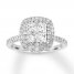 Diamond Engagement Ring 1-1/2 ct tw 14K White Gold