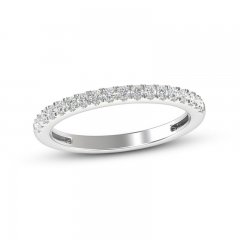 Diamond Wedding Band 1/4 ct tw Round-Cut 14K White Gold