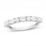 Diamond Anniversary Band 3/4 ct tw Round/Oval 14K White Gold