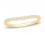 Diamond Enhancer Ring 1/8 ct tw Round-cut 10K Yellow Gold