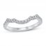 Diamond Wedding Band 1/4 ct tw Round-cut 14K White Gold