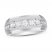 Men's Diamond Wedding Band 1 Carat tw 10K White Gold