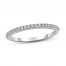 Diamond Wedding Band 1/6 ct tw Round-cut 14K White Gold