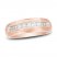 Men's Diamond Wedding Band 1/4 ct tw Round-cut 10K Rose Gold