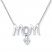 Diamond Mom Necklace 1/15 ct tw Round-cut Sterling Silver