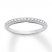 Diamond Wedding Band 1/4 ct tw Round-cut 14K White Gold