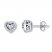 Previously Owned Diamond Heart Earrings 1/4 ct tw Round-cut 10K White Gold