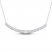 Neil Lane Diamond Necklace 1/3 ct tw Round/Baguette 14K White Gold 19"