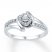 Diamond Promise Ring 1/6 ct tw Round-cut 10K White Gold