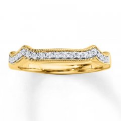 Diamond Wedding Band 1/6 ct tw Round-cut 14K Yellow Gold