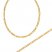 Men's Figaro Chain Necklace & Bracelet Boxed Set 10K Yellow Gold