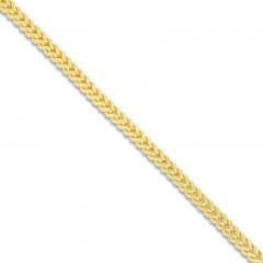 Men's Franco Necklace 14K Yellow Gold 24"