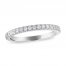 Diamond Wedding Band 1/4 ct tw Round-cut 14K White Gold