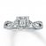 Previously Owned Ring 1/2 ct tw Diamonds 14K White Gold