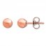 5mm Ball Earrings 14K Rose Gold