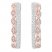 Diamond Hoop Earrings 1/4 ct tw Sterling Silver/10K Rose Gold