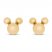 Children's Mickey Mouse Stud Earrings 14K Yellow Gold