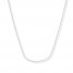 Cable Chain 14K White Gold 16" Length