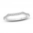 Diamond Wedding Band 1/4 ct tw Round-Cut 14K White Gold