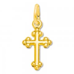 Cross Charm 14K Yellow Gold