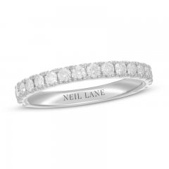 Neil Lane Diamond Wedding Band 5/8 ct tw Round-cut 14K White Gold