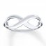 Infinity Ring 14K White Gold