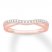 Diamond Anniversary Band 1/10 ct tw Round-cut 14K Rose Gold