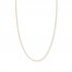 24" Figaro Chain Necklace 14K Yellow Gold Appx. 1.28mm