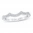 First Light Diamond Wedding Band 1/5 ct tw 14K White Gold