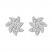 Diamond Earrings 1/5 ct tw Round-cut 10K White Gold