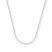 Wheat Chain Necklace 14K White Gold 24" Length