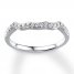 Diamond Wedding Band 1/6 ct tw 14K White Gold