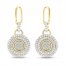 Diamond Earrings 3/8 ct tw Round-cut 10K Yellow Gold