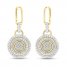 Diamond Earrings 3/8 ct tw Round-cut 10K Yellow Gold