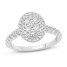 Diamond Engagement Ring 1 ct tw Round-cut 14K White Gold