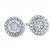 Diamond Earrings 1/20 ct tw Round-cut Sterling Silver