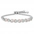 Diamond Infinity Bracelet 1/4 ct tw Sterling Silver/10K Gold