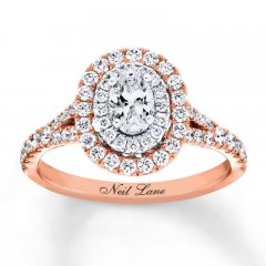 Neil Lane Engagement Ring 1 ct tw Diamonds 14K Rose Gold